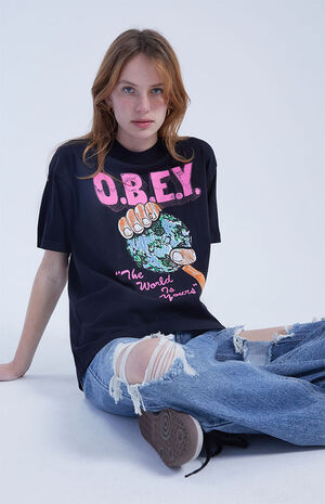 Obey The World Is Yours T-Shirt | PacSun