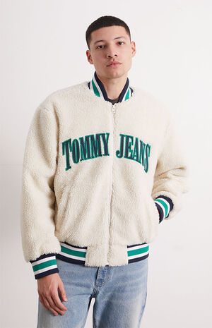 Tommy Jeans Recycled Collegiate Sherpa Jacket | PacSun