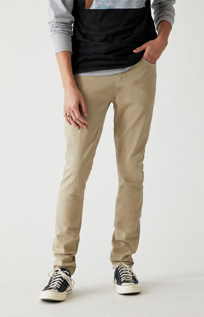 stacked skinny jeans mens