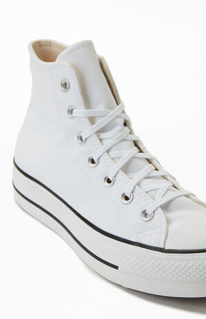 Converse White Chuck Taylor Platform High Top Sneakers | PacSun