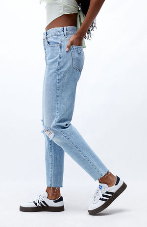 PacSun Light Blue Ripped High Waisted Jeggings