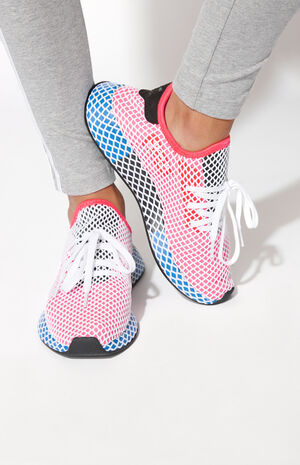 adidas Women's Red Deerupt Runner Sneakers | PacSun