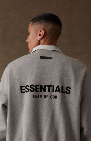 Fear of God Essentials Dark Oatmeal Crew Neck Sweatshirt | PacSun