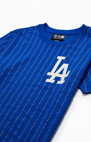New Era LA Dodgers Pinstripe T-Shirt | PacSun