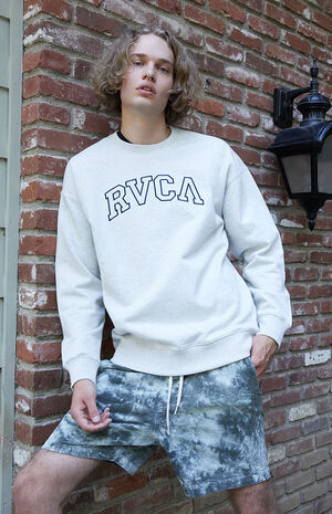 RVCA Hastings Embroidered Crew Neck Sweatshirt | PacSun