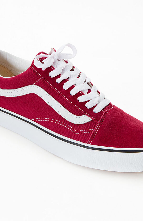 Vans Red Old Skool Sneakers | PacSun