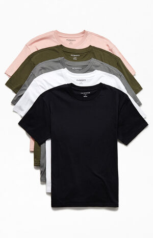 PS Basics 5-Pack Regular T-Shirts | PacSun