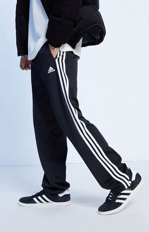 adidas Eco Essentials Warm-Up Open Hem 3-Stripes Track Pants | PacSun
