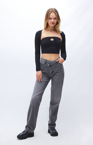 PacCares Love Long Sleeve & Tube Top Two-Piece Set | PacSun