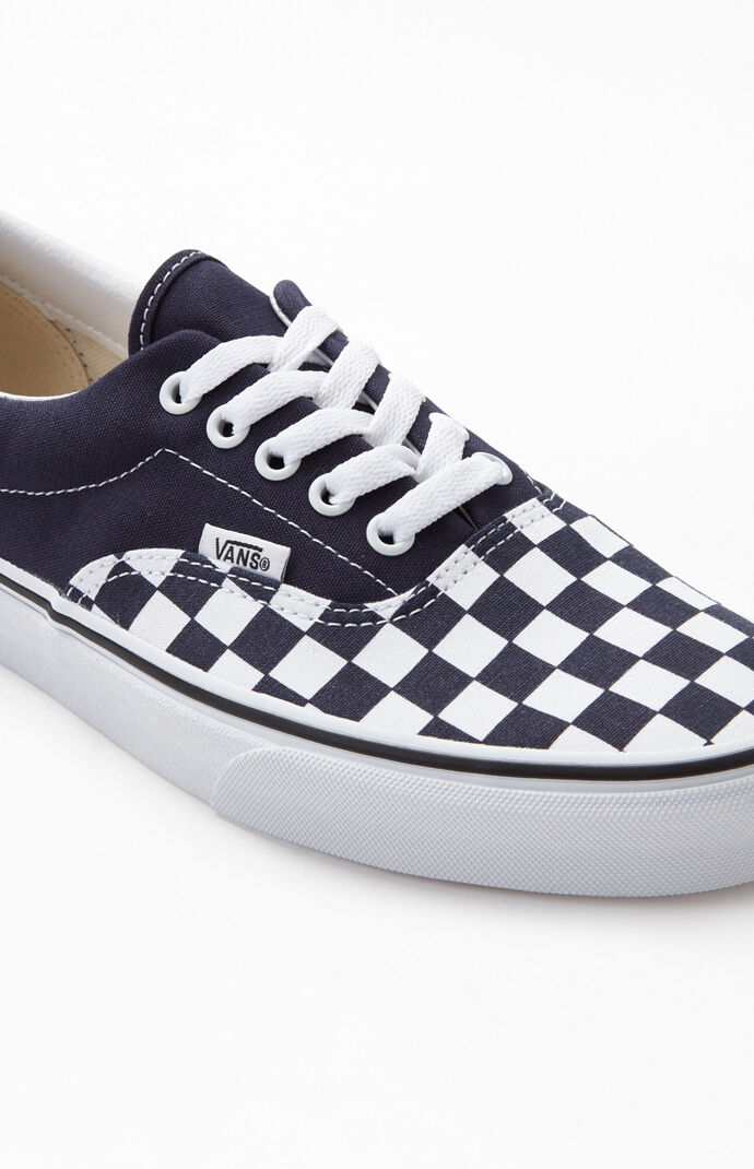 Vans Navy Era Checkerboard Authentic Sneakers | PacSun