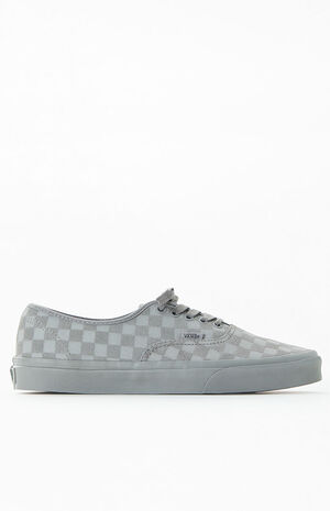 Vans Authentic Mono Checkerboard Shoes | PacSun
