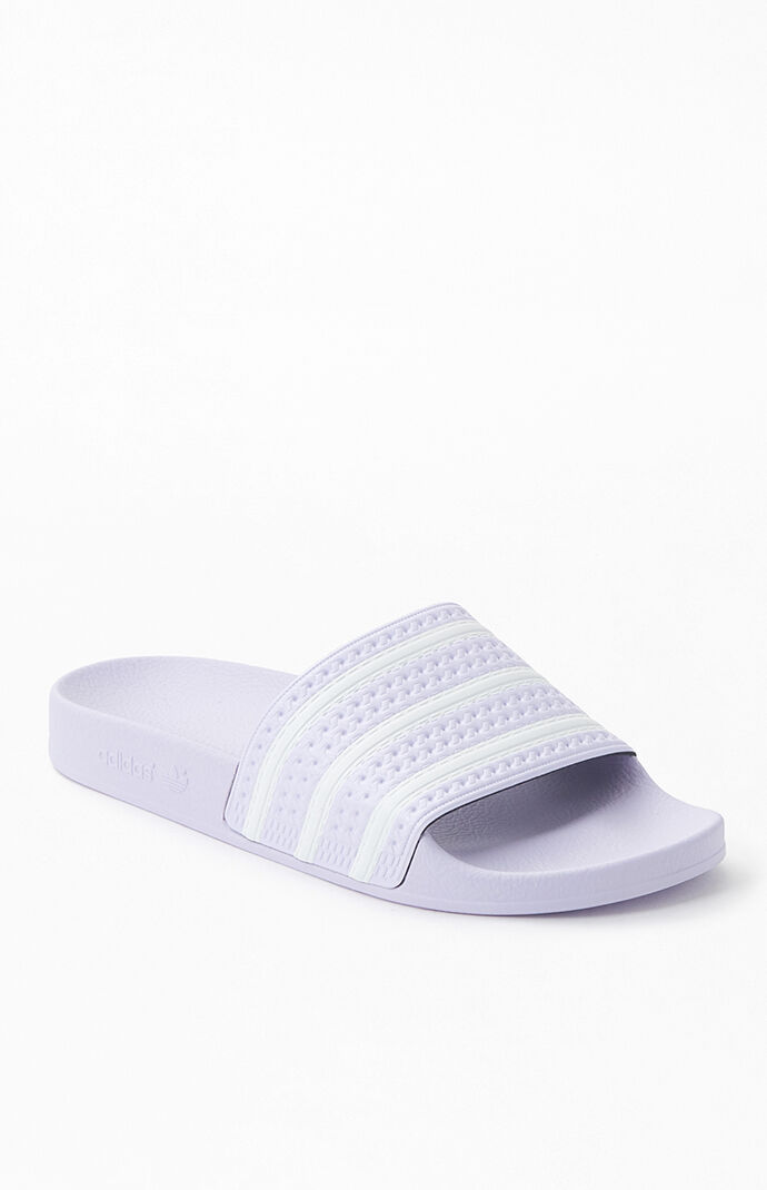 adidas purple sandals
