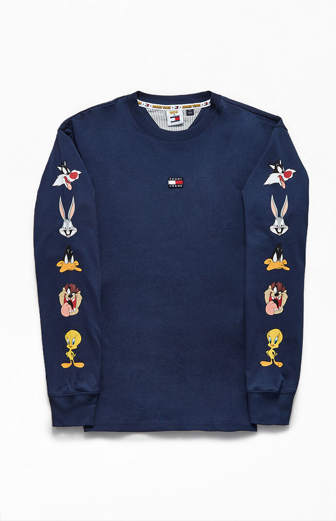 Tommy Jeans X Looney Tunes Long Sleeve T Shirt Pacsun