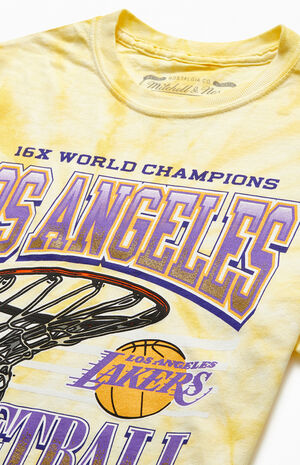 Mitchell & Ness Tie-Dyed Los Angeles Lakers Finals T-Shirt | PacSun