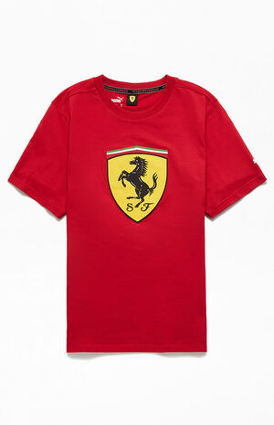 Puma Ferrari Race Big Shield T-Shirt | PacSun