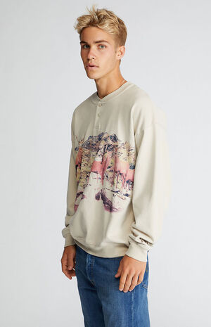 Levi's Graphic Henley Crew Neck Sweatshirt | PacSun