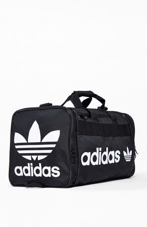 adidas Black & White Santiago Duffel Bag | PacSun | PacSun