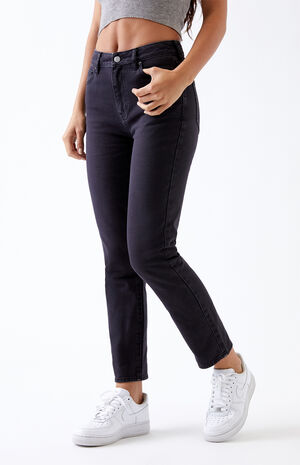 PacSun Soft Black Mom Jeans | PacSun