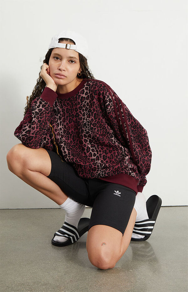 Adidas Adicolor Leopard AOP Sweatshirt | Dulles Town Center