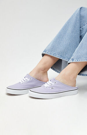 Vans Lilac Authentic Mule Sneakers | PacSun