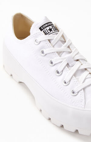 Converse Women's White Chuck Taylor All Star Lugged Low Sneakers | PacSun