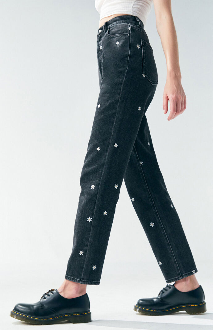 pacsun embroidered jeans