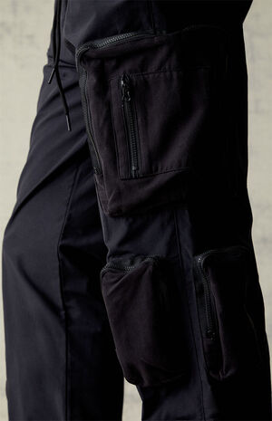 Buy Black Side Pocket Straight Cargo Pants Cotton for Best Price, Reviews,  Free Shipping