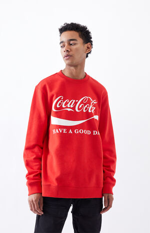 Coca Cola By PacSun Logo Crew Neck Sweatshirt | PacSun