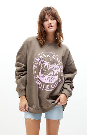 Golden Hour Turks And Caicos Oversized Sweatshirt | PacSun