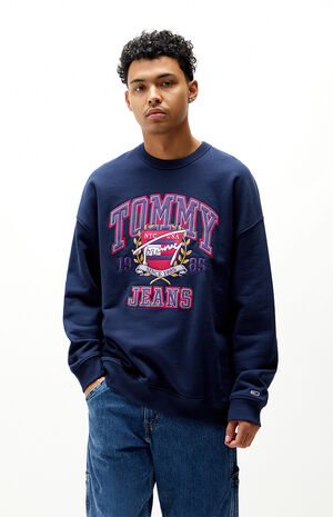 Tommy Jeans Embroidered Crew Neck Sweatshirt | PacSun