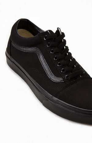Vans Mono Black Old Skool Shoes | PacSun | PacSun