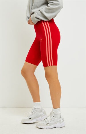 adidas Red Cycling Shorts | PacSun