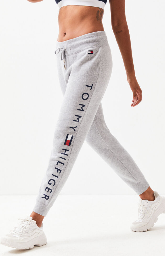 Tommy Hilfiger Grey Joggers Womens Flash Sales, SAVE 60%.