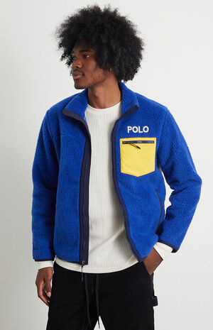 Polo Ralph Lauren Sun Valley Full Zip Sherpa Fleece Jacket | PacSun