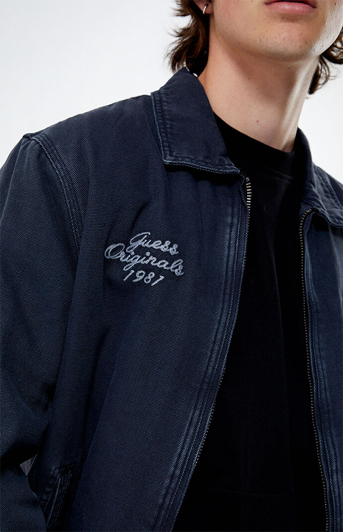 GUESS Originals Aged Denim Work Jacket | PacSun