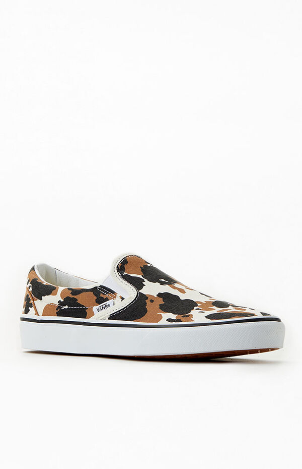 Vans Cow Print Classic Slip-On Sneakers | Dulles Town Center