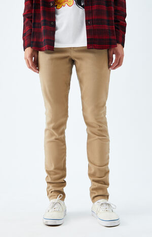 PacSun Tan Stacked Skinny Jeans | PacSun