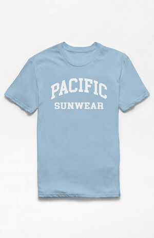 TSC Light Blue Pacific Sunwear Collegiate Logo T-Shirt | PacSun