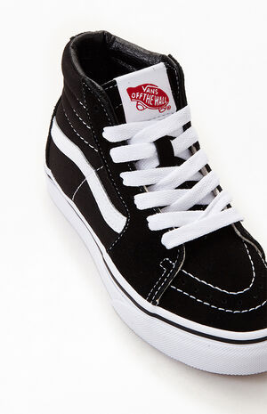 Vans Kids Black & White Sk8-Hi Shoes | PacSun