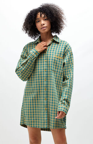 Kickers Checker Shirt Dress | PacSun