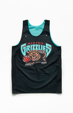 NBA Memphis Grizzlies Reversible Fleece Jacket PVC Sleeves