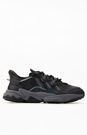 adidas Black & Gray Ozweego Shoes | PacSun