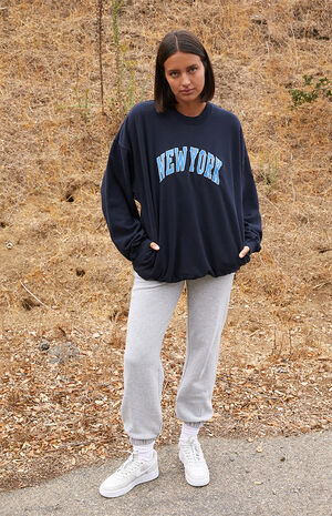 John Galt Blue New York Sweatshirt | PacSun