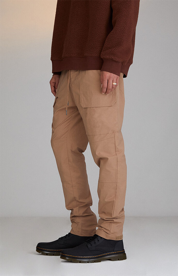 PacSun for PacSun Mens Khaki Slim Cargo Pants - Brown size Small |  AccuWeather Shop