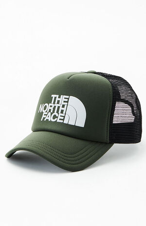 The North Face Olive Logo Trucker Snapback Hat | PacSun