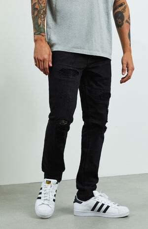 Black Ripped Skinny Jeans | PacSun | PacSun