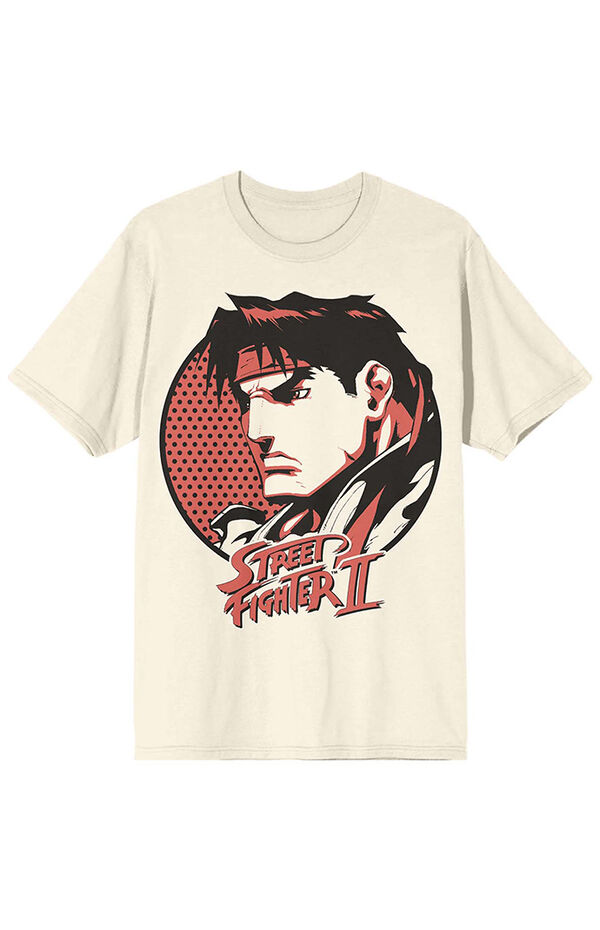 Street Fighter 2 Ryu Logo T-Shirt | PacSun