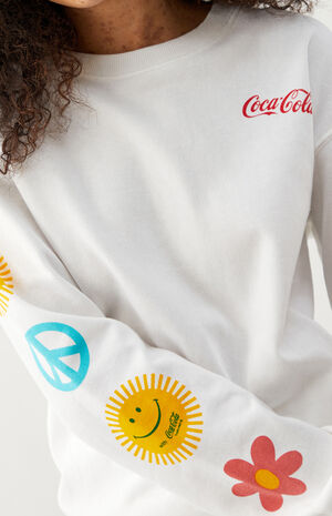 Coca Cola x Coca-Cola Yellow Sun Sweatshirt | PacSun