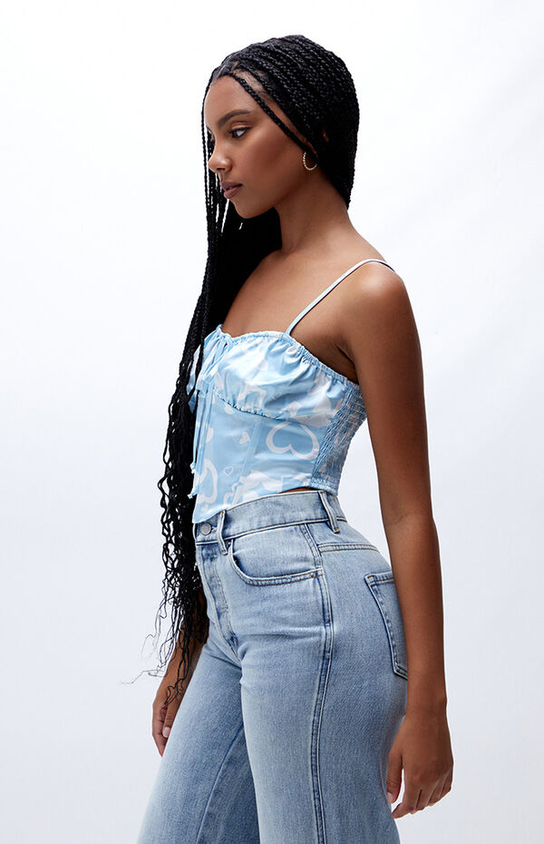 LA Hearts Longline Lace Corset Top curated on LTK