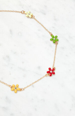 LA Hearts Flower Charm Bracelet | PacSun